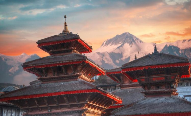 Kathmandu fond Everest