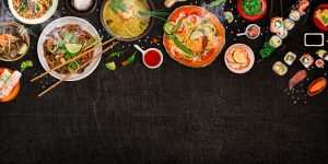 menu de street-food diversifié